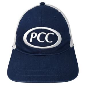 PCC Snapback Trucker Hat Blue One Size Embroidered LHI Premium Quality Hats